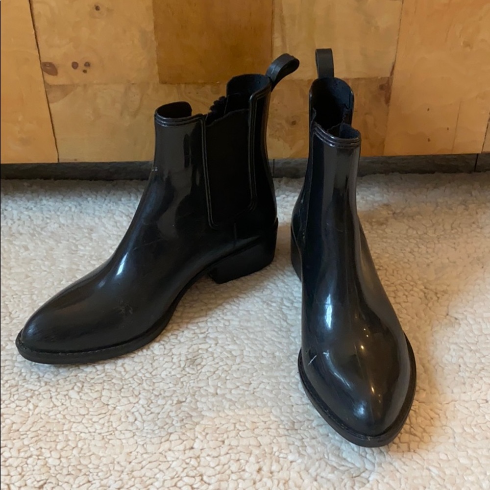 Jeffery Campbell Women’s Black Rubber Booties
